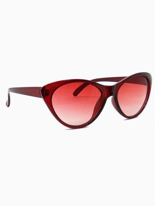 hrinkar men women boys & girls over-sized & sunglasses red frame, grey lens (medium) - 18243209 - Very Small Image - 1
