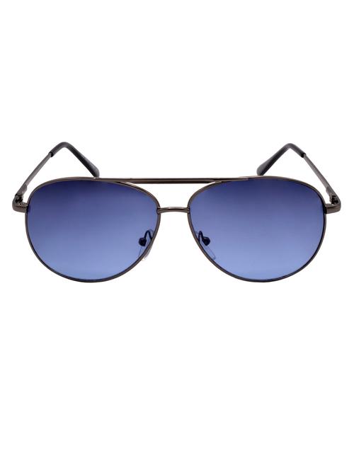 hrinkar men women boys & girls aviator & sunglasses grey frame, blue lens (medium) - 18243215 - Very Small Image - 1