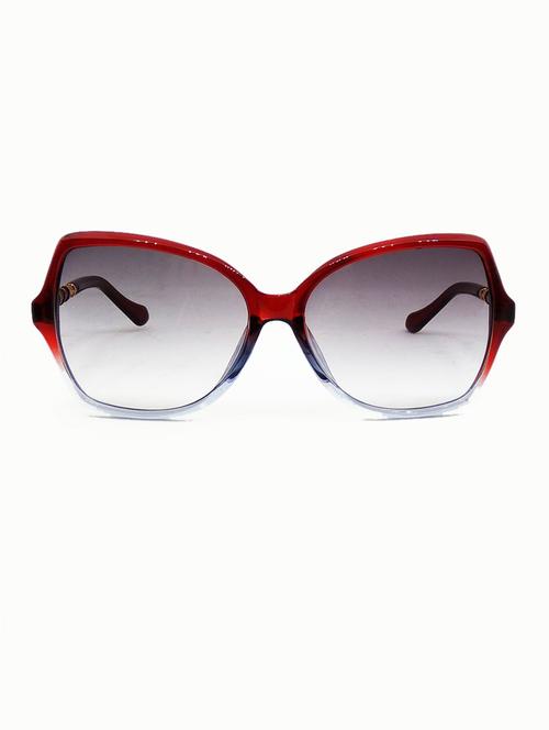 hrinkar men women boys & girls wrap-around & sunglasses red frame, grey lens (medium) - 18243218 - Very Small Image - 1