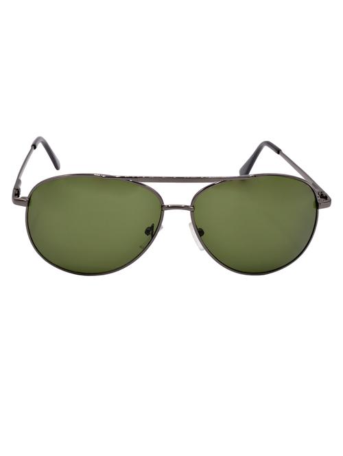 hrinkar men women boys & girls aviator & sunglasses grey frame, green lens (medium) - 18243220 - Very Small Image - 1
