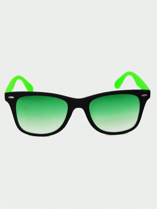 hrinkar men women boys & girls wayfarer & sunglasses green frame, green lens (medium) - 18243239 - Very Small Image - 1