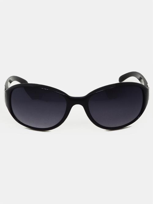 hrinkar men women boys & girls oval & sunglasses black frame, grey lens (medium) - 18243243 - Very Small Image - 1