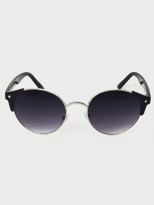 hrinkar men women boys & girls round & sunglasses silver frame, grey lens (medium) - 18243256 - Very Small Image - 1