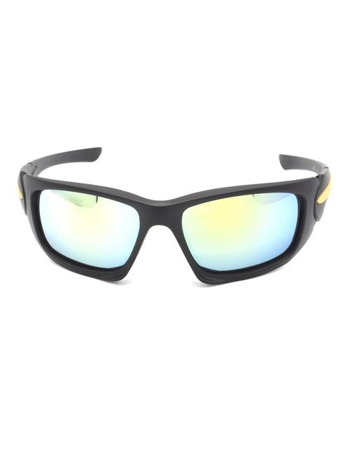 hrinkar men women boys & girls sports & sunglasses black frame, silver lens (medium) - 18243278 - Very Small Image - 1