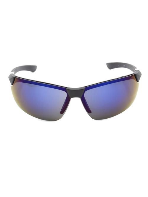 hrinkar men women boys & girls sports & sunglasses silver frame, blue lens (medium) - 18243281 - Very Small Image - 1