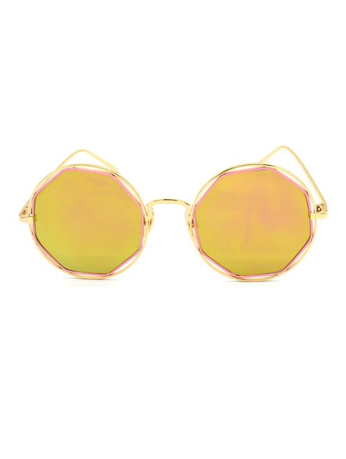 hrinkar men women boys & girls round & sunglasses multicolor frame, multicolor lens (medium) - 18243340 - Very Small Image - 1