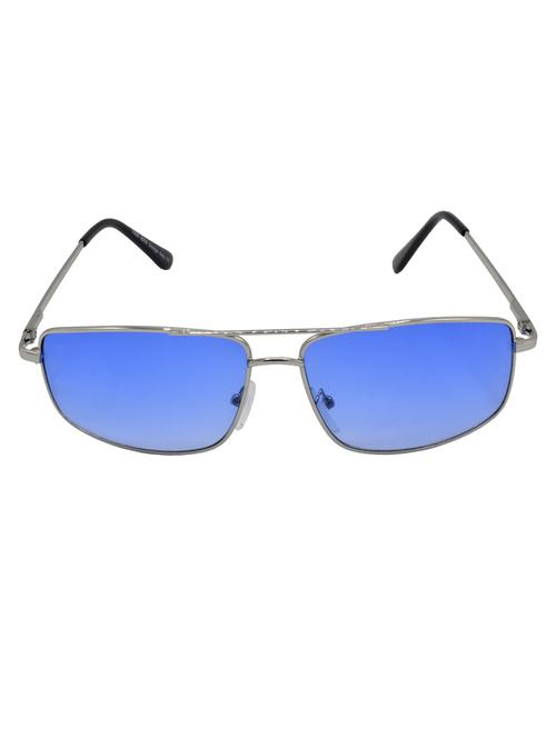 hrinkar men women boys & girls wrap-around & sunglasses silver frame, clear lens (medium) - 18243354 - Very Small Image - 1
