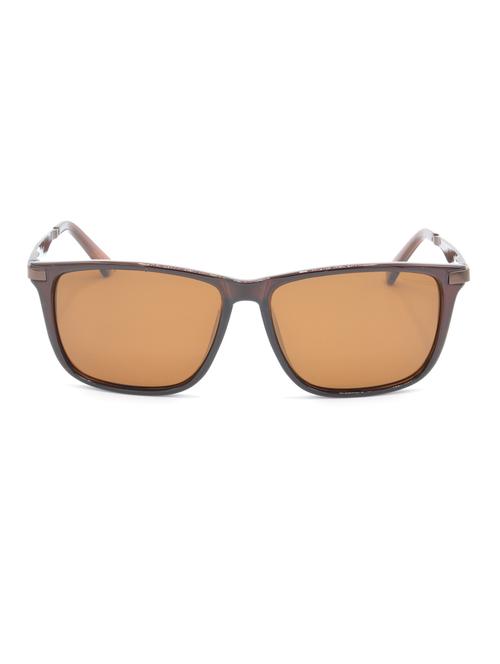 hrinkar men women boys & girls rectangular & sunglasses brown frame, brown lens (medium) - 18243357 - Very Small Image - 1