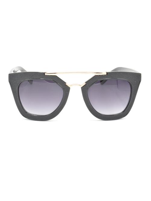 hrinkar men women boys & girls rectangular & sunglasses golden frame, grey lens (medium) - 18243362 - Very Small Image - 1