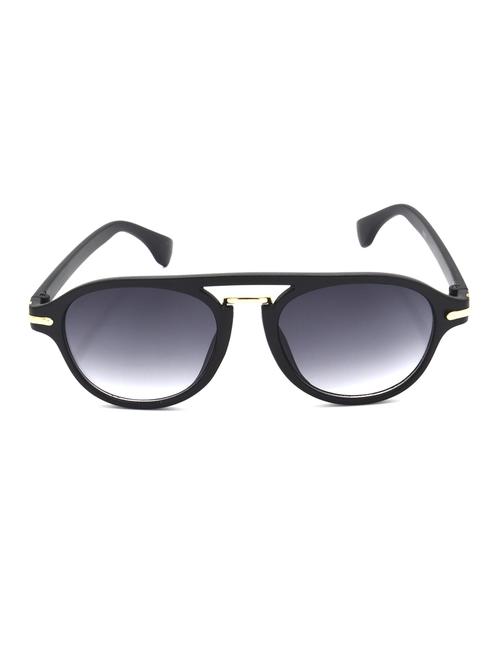 hrinkar men women boys & girls wayfarer & sunglasses black frame, grey lens (medium) - 18243377 - Very Small Image - 1