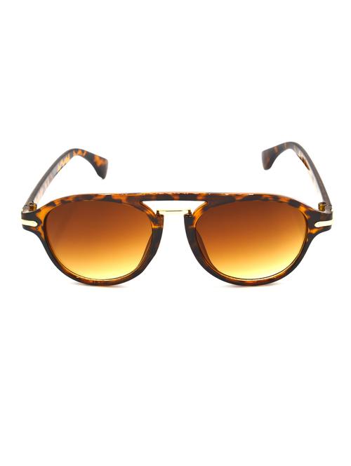 hrinkar men women boys & girls wayfarer & sunglasses brown frame, brown lens (medium) - 18243378 - Very Small Image - 1