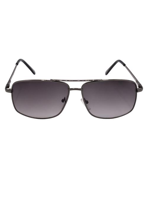 hrinkar men women boys & girls rectangular & sunglasses grey frame, grey lens (medium) - 18243424 - Very Small Image - 1