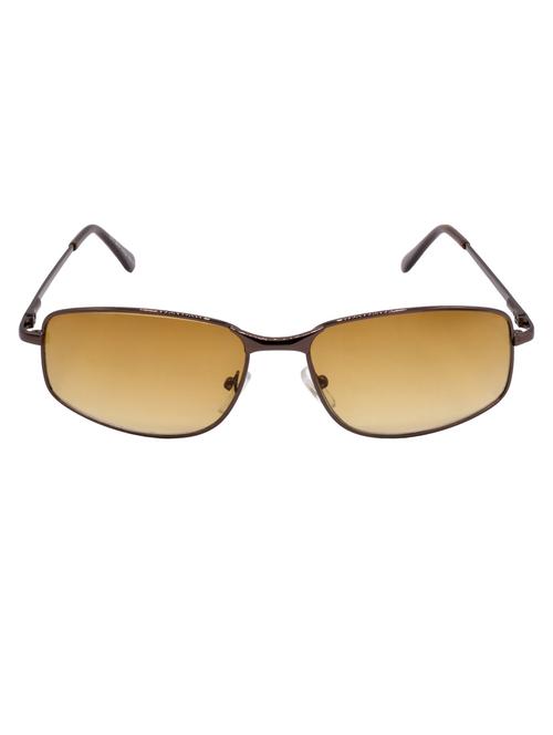 hrinkar men women boys & girls wrap-around & sunglasses brown frame, clear lens (medium) - 18243433 - Very Small Image - 1