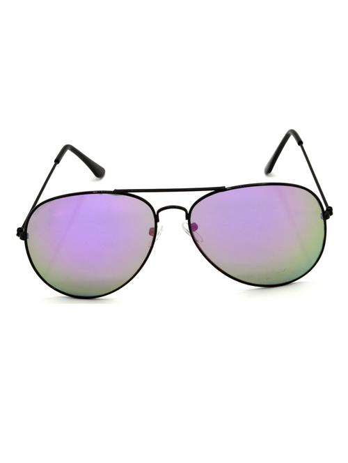 hrinkar men women boys & girls aviator & sunglasses black frame, silver lens (medium) - 18243437 - Very Small Image - 1