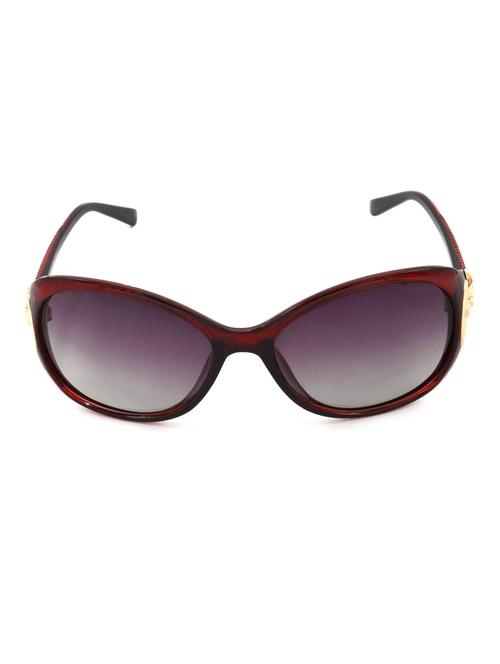 hrinkar men women boys & girls rectangular & sunglasses red frame, pink lens (medium) - 18243461 - Very Small Image - 1