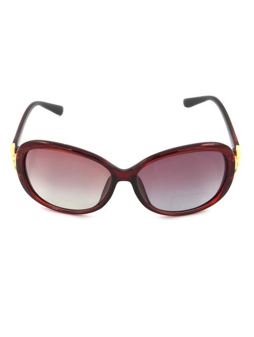 hrinkar men women boys & girls rectangular & sunglasses red frame, pink lens (medium) - 18243482 - Very Small Image - 1