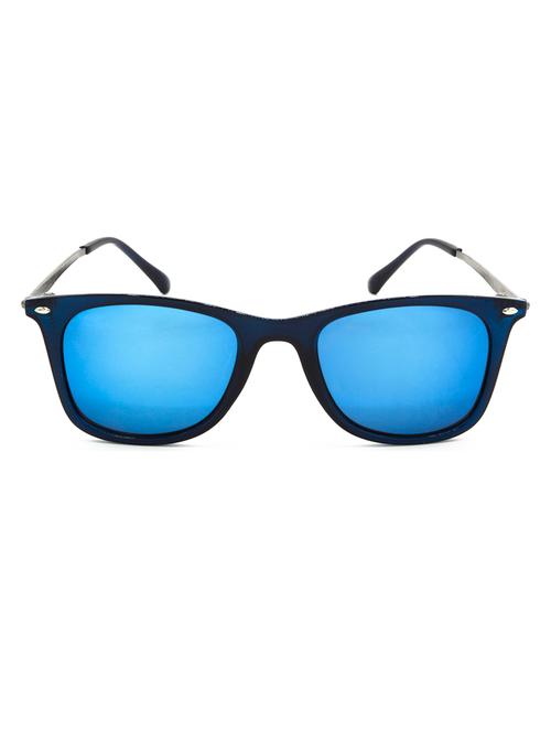 hrinkar men women boys & girls wayfarer & sunglasses golden frame, silver lens (medium) - 18243488 - Very Small Image - 1