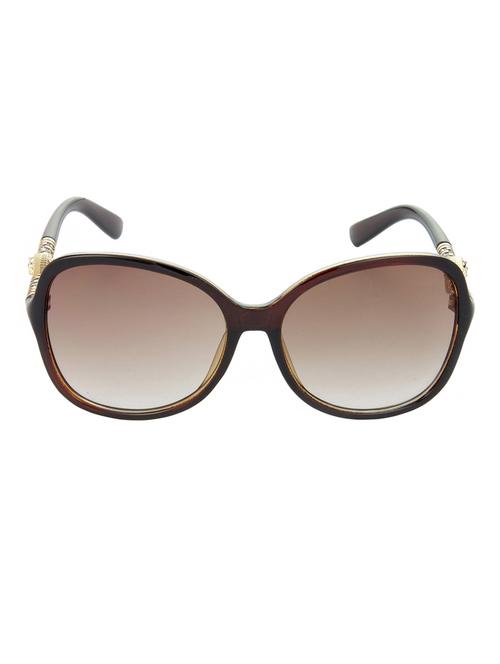 hrinkar men women boys & girls over-sized & sunglasses brown frame, brown lens (medium) - 18243489 - Very Small Image - 1