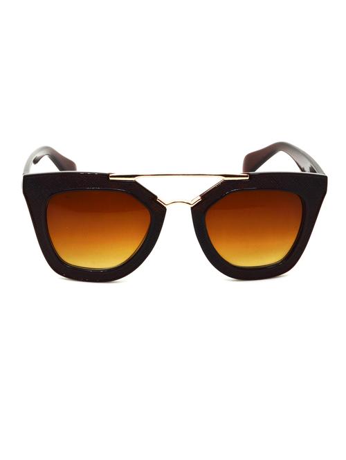 hrinkar men women boys & girls wayfarer & sunglasses multicolor frame, brown lens (medium) - 18243499 - Very Small Image - 1