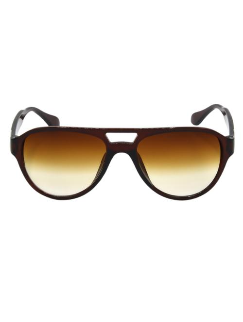 hrinkar men women boys & girls aviator & sunglasses brown frame, brown lens (medium) - 18243598 - Very Small Image - 1