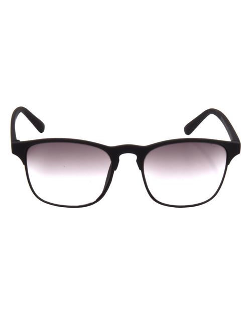 hrinkar men women boys & girls clubmaster & sunglasses black frame, grey lens (medium) - 18243660 - Very Small Image - 1