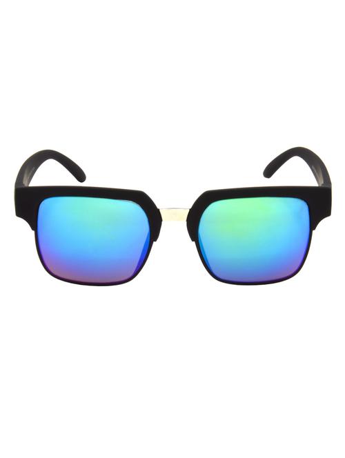 hrinkar men women boys & girls wayfarer & sunglasses black frame, green lens (medium) - 18243663 - Very Small Image - 1