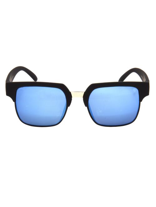 hrinkar men women boys & girls wayfarer & sunglasses black frame, blue lens (medium) - 18243664 - Very Small Image - 1