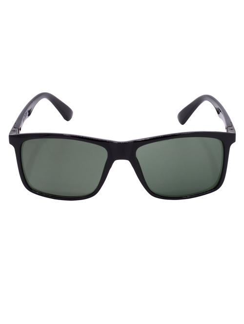 hrinkar men women boys & girls rectangular & sunglasses black frame, green lens (medium) - 18243670 - Very Small Image - 1