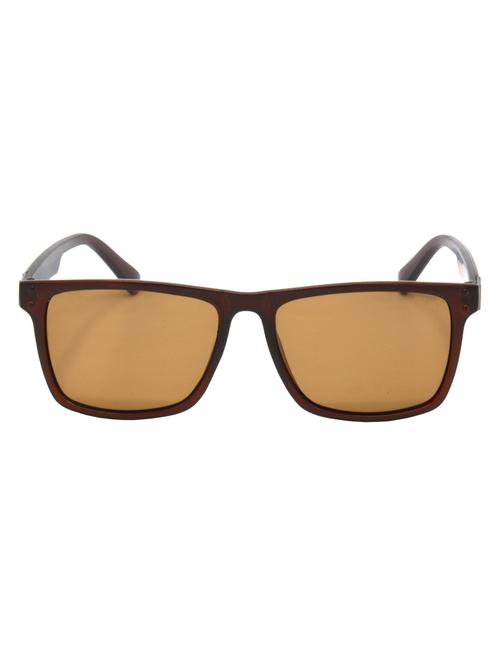 hrinkar men women boys & girls wayfarer & sunglasses brown frame, brown lens (medium) - 18243799 - Very Small Image - 1