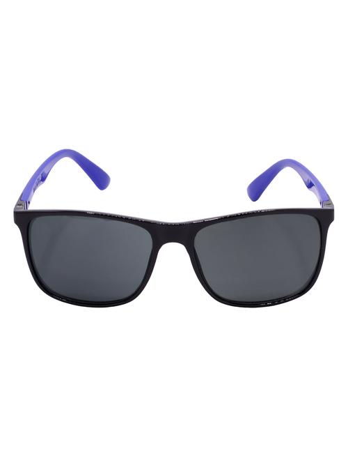 hrinkar men women boys & girls rectangular & sunglasses black & blue frame, grey lens (medium) - 18243830 - Very Small Image - 1