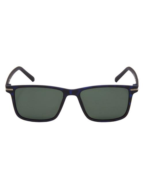 hrinkar men women boys & girls retro square & sunglasses blue frame, green lens (medium) - 18243876 - Very Small Image - 1