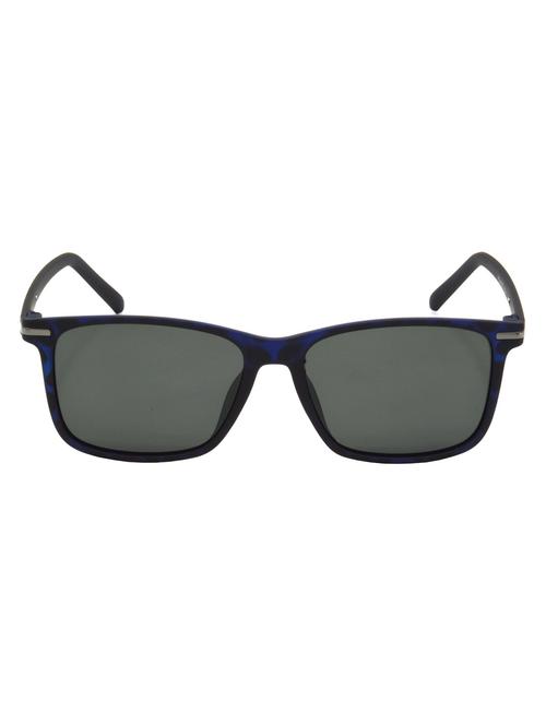 hrinkar men women boys & girls retro square & sunglasses blue frame, green lens (medium) - 18243889 - Very Small Image - 1