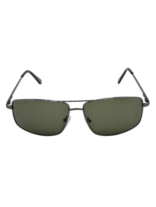 hrinkar men women boys & girls rectangular & sunglasses grey frame, green lens (medium) - 18243912 - Very Small Image - 1