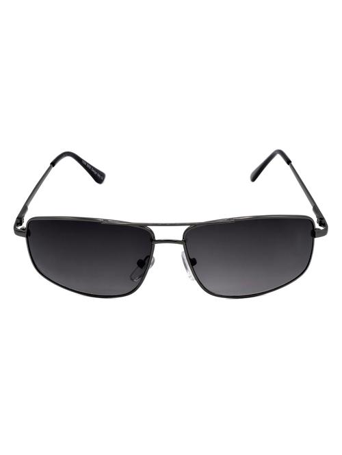 hrinkar men women boys & girls rectangular & sunglasses grey frame, grey lens (medium) - 18243913 - Very Small Image - 1