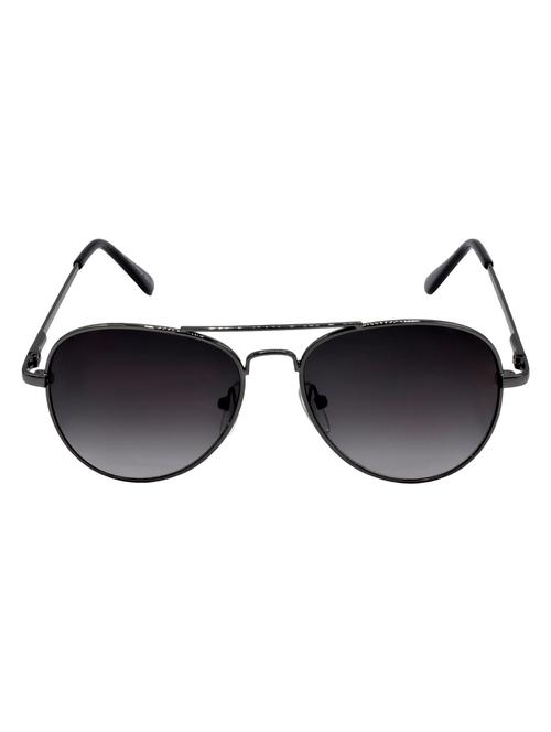 hrinkar men women boys & girls aviator & sunglasses grey frame, grey lens (medium) - 18243919 - Very Small Image - 1
