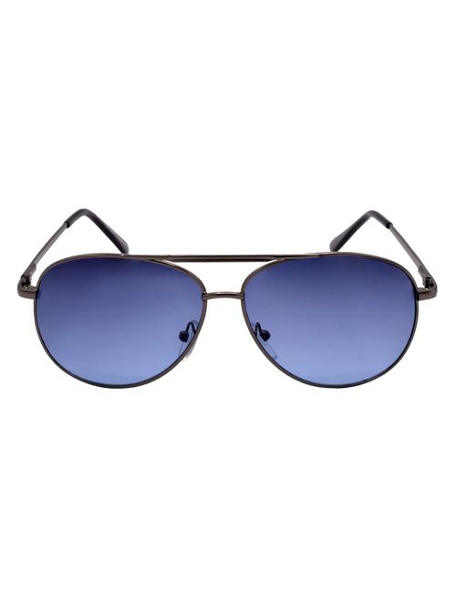 hrinkar men women boys & girls aviator & sunglasses grey frame, blue lens (medium) - 18243933 - Very Small Image - 1