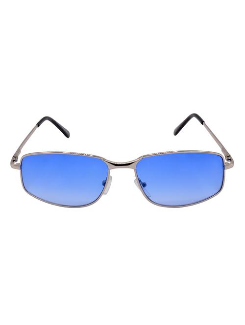 hrinkar men women boys & girls wrap-around & sunglasses silver frame, clear lens (medium) - 18243941 - Very Small Image - 1