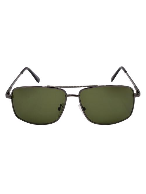 hrinkar men women boys & girls rectangular & sunglasses grey frame, green lens (medium) - 18243969 - Very Small Image - 1