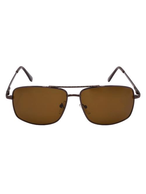 hrinkar men women boys & girls rectangular & sunglasses brown frame, brown lens (medium) - 18243974 - Very Small Image - 1