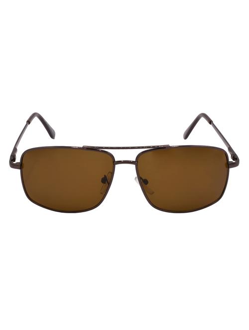 hrinkar men women boys & girls rectangular & sunglasses brown frame, brown lens (medium) - 18243979 - Very Small Image - 1
