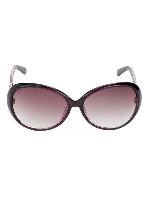 hrinkar men women boys & girls over-sized & sunglasses violet frame, brown lens (medium) - 18243985 - Very Small Image - 1