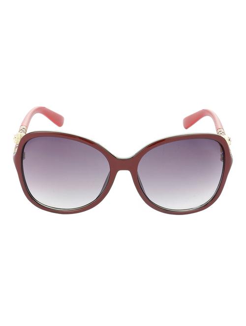 hrinkar men women boys & girls over-sized & sunglasses red frame, grey lens (medium) - 18243992 - Very Small Image - 1