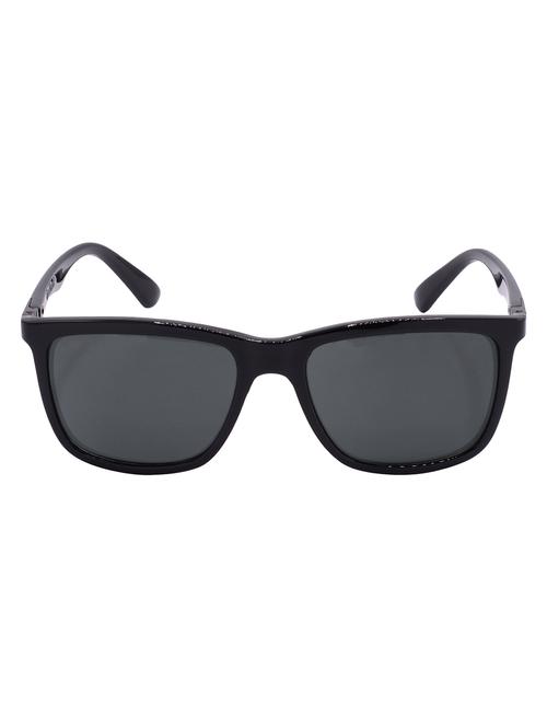 hrinkar men women boys & girls rectangular & sunglasses black frame, grey lens (medium) - 18243997 - Very Small Image - 1