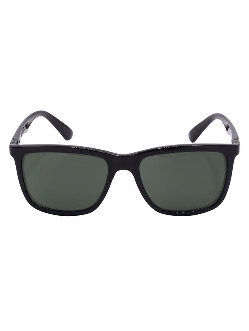 hrinkar men women boys & girls rectangular & sunglasses black frame, green lens (medium) - 18243998 - Very Small Image - 1