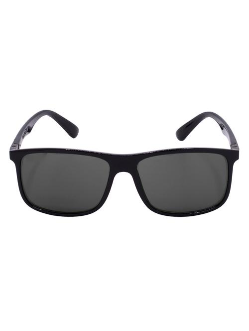 hrinkar men women boys & girls rectangular & sunglasses black frame, grey lens (medium) - 18244007 - Very Small Image - 1