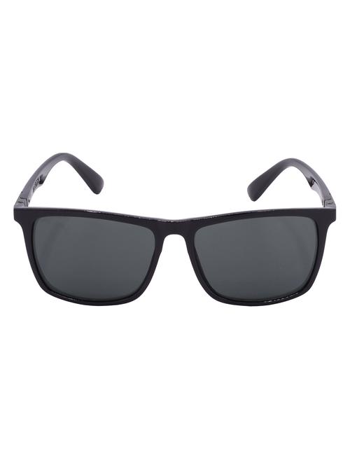 hrinkar men women boys & girls rectangular & sunglasses black frame, grey lens (medium) - 18244017 - Very Small Image - 1
