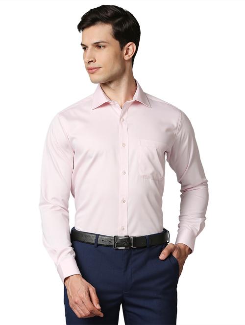 pink solid casual shirt - 18244359 - Very Small Image - 1