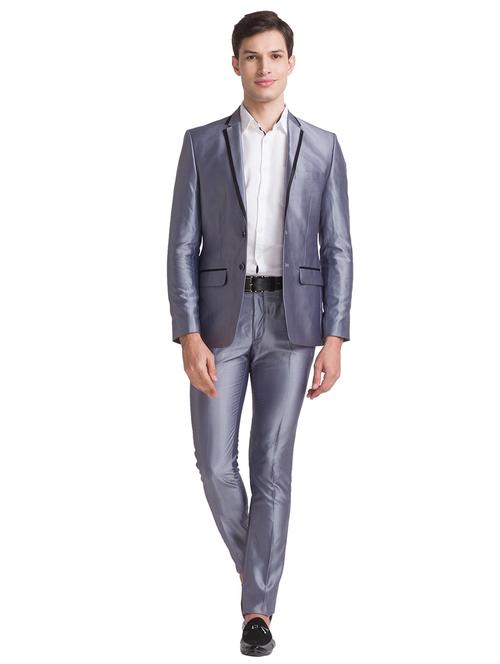 grey solid suit - 18244669 - Very Small Image - 1