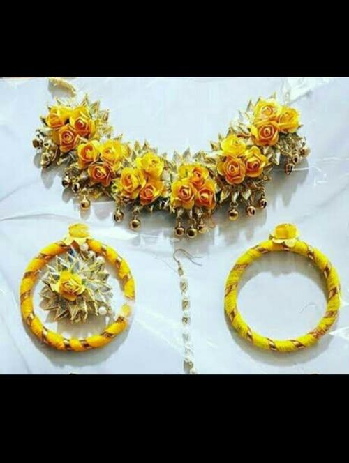 flower jewellery set - 18245140 - Very Small Image - 1