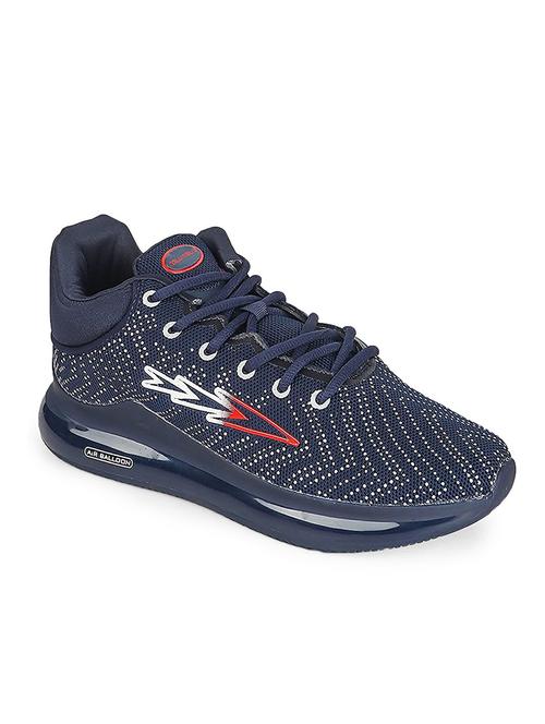 navy mesh sport shoes - 18245311 - Very Small Image - 1